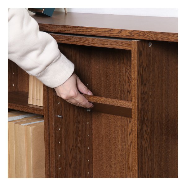 【新品・送料無料】ダブルスライドラック ブラウン ダブルスライドラック DS9090BR ダークブラウン 幅890×奥行290