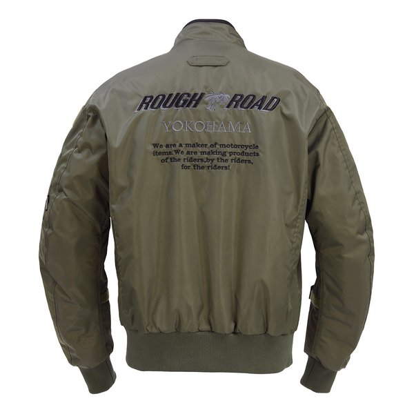 e-zoa.com｜[ROUGH&ROAD (ラフアンドロード)] MA-1R EM ｾｰｼﾞｸﾞﾘｰﾝ-M