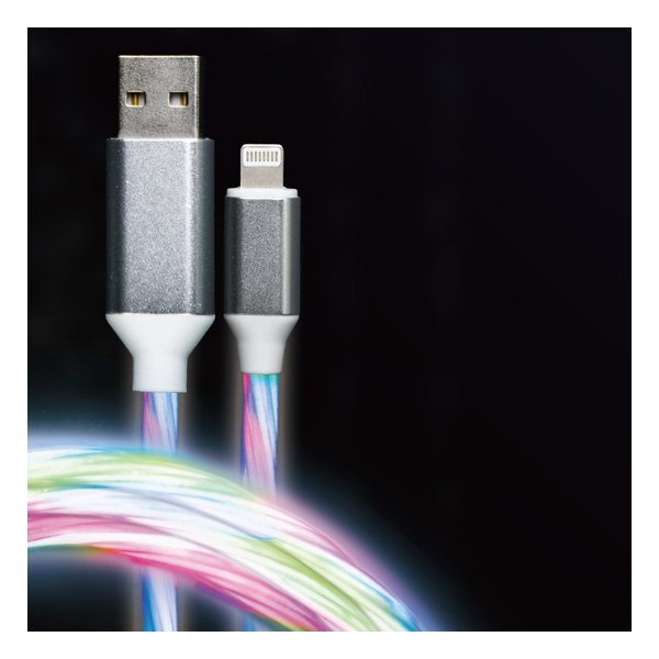 e-zoa.com｜[YELL (エール)] 光る充電専用ケーブル [iOS対応/2.0A/1m