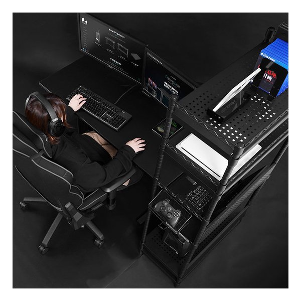 【バウヒュッテ】デスクサイドラックラージ Bauhutte（バウヒュッテ） デスク デスクサイドラックラージ