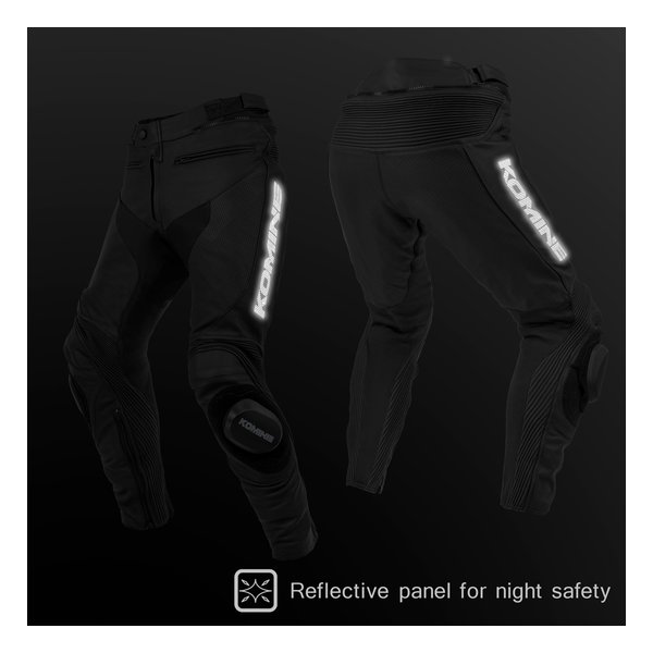 KOMINE (コミネ)] PK-782 R-SPEC SPORTS レザーパンツ ブラック L