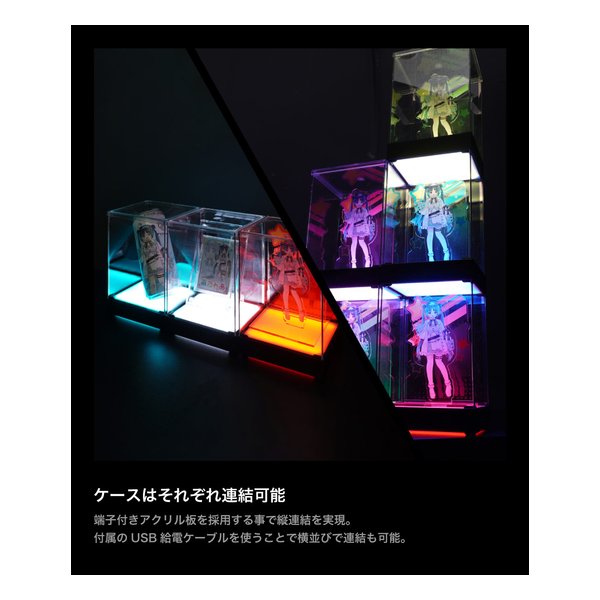 人気のクリスマスアイテムがいっぱい！ e-zoa.com｜[PYZONE(パイズワン)] RGB連結ディスプレイケース 額縁