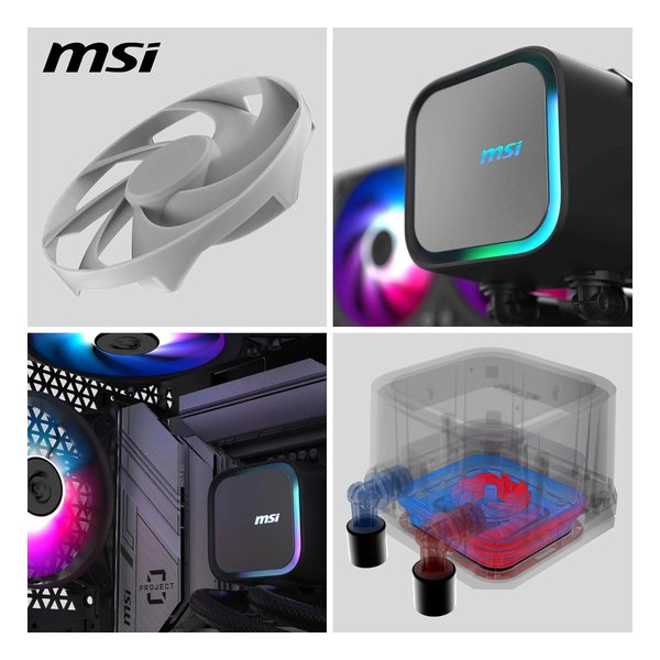 イミュライズ e-zoa.com｜[MSI (エムエスアイ)] 水冷CPUクーラー 120mmファン