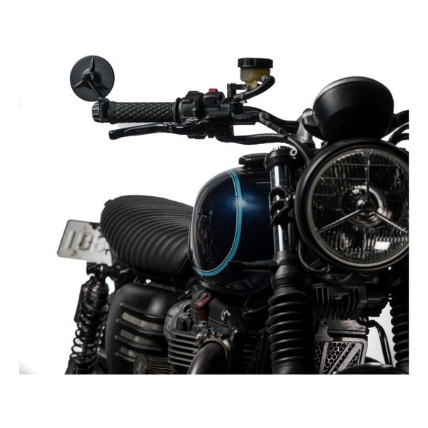 MotoneモートーンバーエンドミラーTRILINE80mmブラック黒2個セット e-zoa.com｜[MOTONE CUSTOMS（モートーンカスタムズ