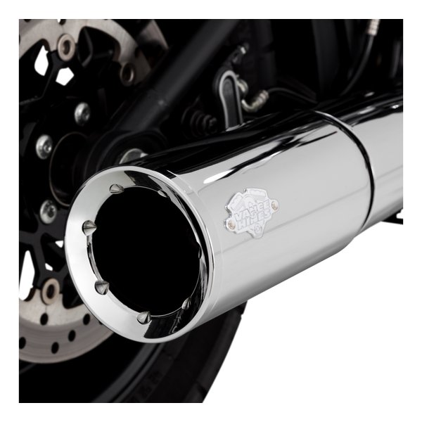 Vance & Hines クローム ツインパイプマフラー