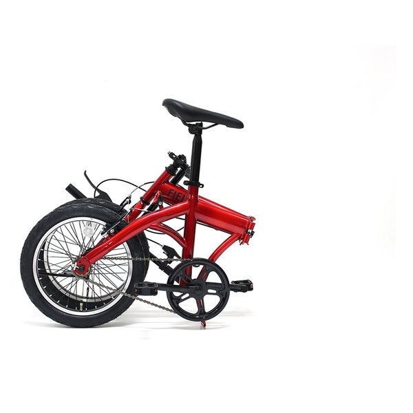 ミムゴ フィールドチャンプ 16インチ 折りたたみ自転車 レッド FIELD