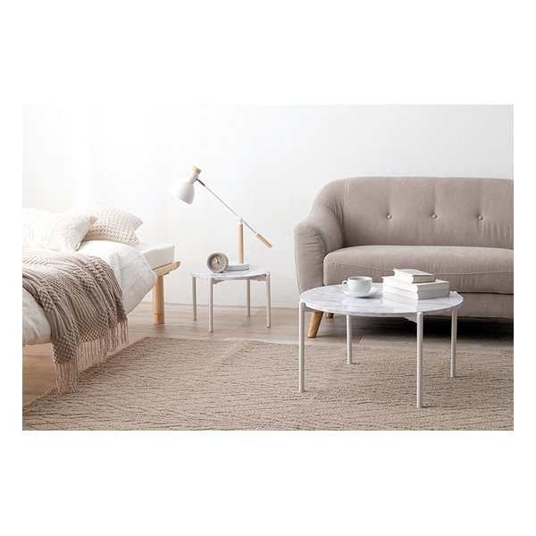 テーブル 64×64×34cm マーブルブラック テーブル-LT- 64×64×34cm マーブルブラック(代引き不可