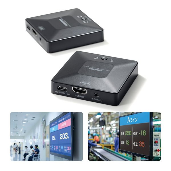 SANWA SUPPLY HDMIエクステンダー e-zoa.com｜[SANWA SUPPLY (サンワサプライ)] ワイヤレスHDMI