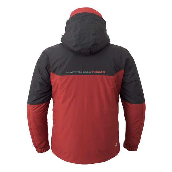 TAICHI バイクジャケット JP XXL 黒/赤 RS TAICHI アールエスタイチ