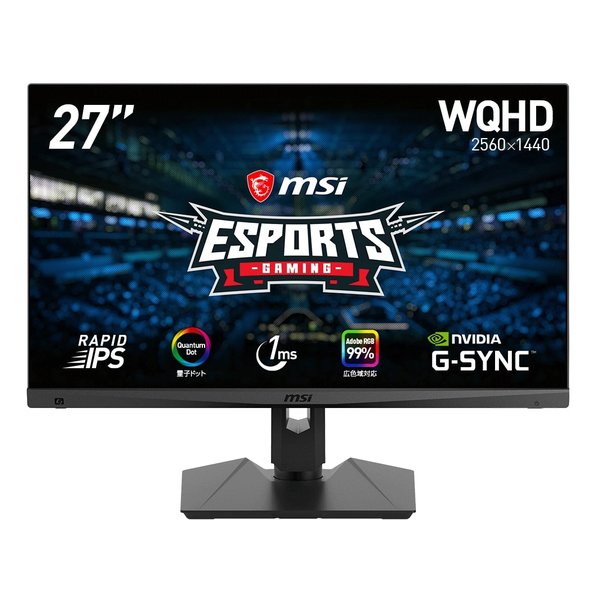 e-zoa.com｜[MSI (エムエスアイ)] 27型ゲーミングモニター USB-C/WQHD