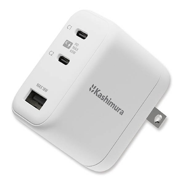Kashimura (カシムラ)] USB PD対応AC充電器(65W) [(2666829)]｜e-zoa.com