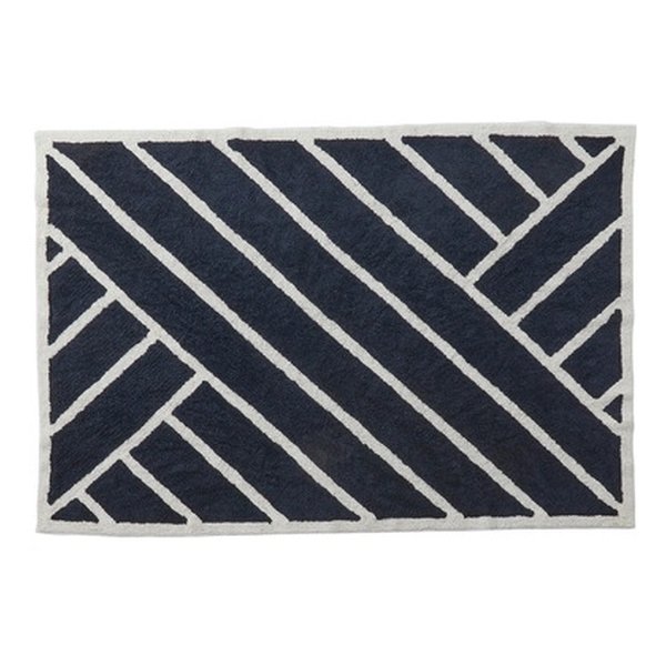 東谷 アズマヤ ラグ グレー トップ 約W130×H190 TTR-185A (2560330