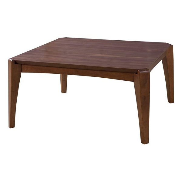 東谷 アズマヤコタツテーブル ウォールナット W75×D75×H38 KT-107(2559935)代引不可 e-zoa.com｜[東谷(アズマヤ)] コタツテーブル ウォールナット W75×D75