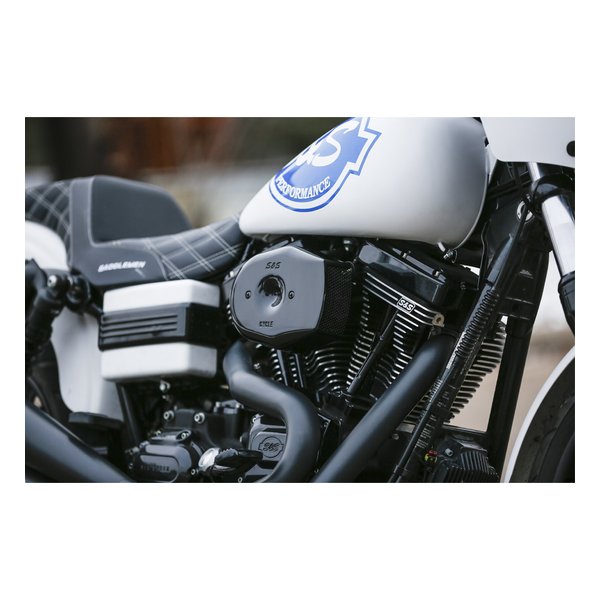 S&S□ステルスエアクリーナー用 トリビュートカバー グロスブラック