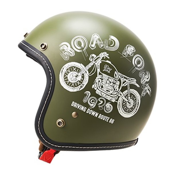 MARUSHIN (マルシン)] バイク用ジェットヘルメット ROAD FORK [マット