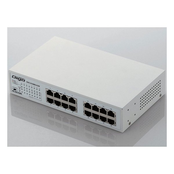 e-zoa.com｜[BUFFALO (バッファロー)] Giga対応 金属筐体 電源内蔵 8ポート ホワイト スイッチングハブ マグネット 壁掛け  [(2473823)]