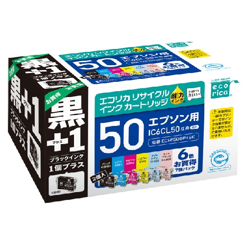 e-zoa.com｜[ecorica (エコリカ)] IC6CL50+BK互換 ﾘｻｲｸﾙ [(2385959)]