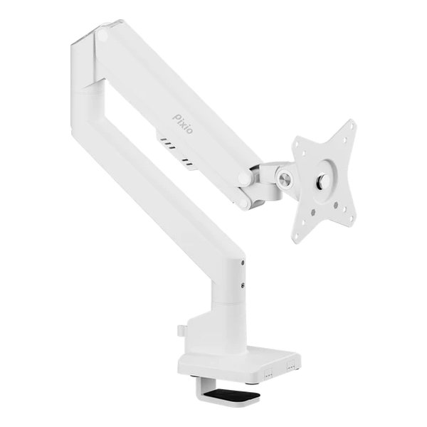 Pixio(ピクシオ)] PSW1S Monitor Arm Single White モニターアーム