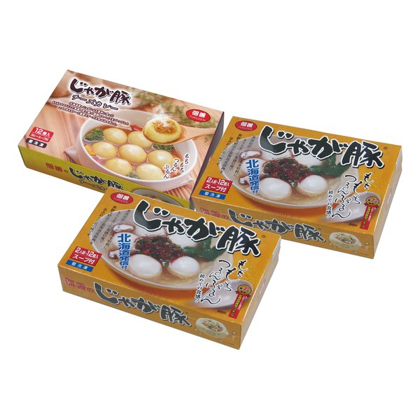 北海道空港（ホッカイドウクウコウ）] じゃが豚 [2種セット/スープ付