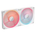 iCUE LINK LX140-R RGB WHITE Dual Reverse Fans Starter Kit CO-9051056-WW [�z���C�g]